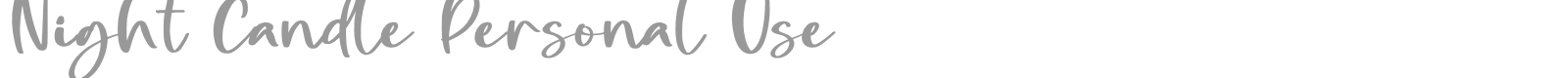Night Candle font preview